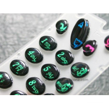 Silicone Rubber Epoxy and Print Keypad for Electronics